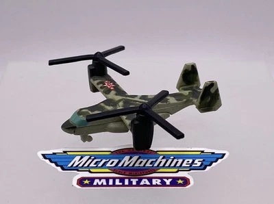 Micro Machines Military OV-22 Osprey Helicopter Galoob LGTI 1999 - Image 1 of 3