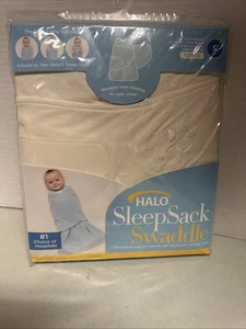 Saco de dormir HALO Innovations 100 % algodón envoltura - 3-6 Mos - Imagen 1 de 4