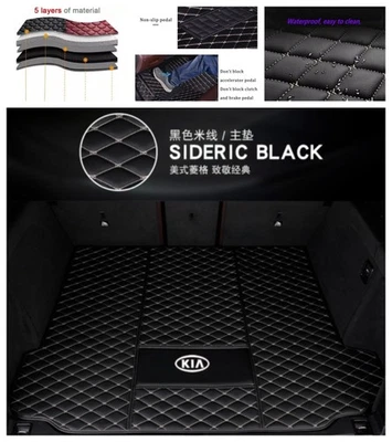 Alfombrillas de coche aptas para todos los modelos Kia alfombrillas de revestimiento impermeables personalizadas Foto 1 de 4