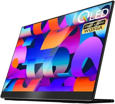 16" Portable IPS Monitor 2560x1600 | 16:10, USB-C External Display | 50% OFF - Image 1 of 4