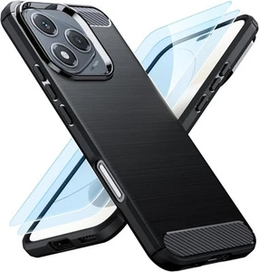 For Honor 400 Pro/400 Lite Case Carbon Fibre Silicone Shockproof Gel Phone Cover - Picture 1 of 12