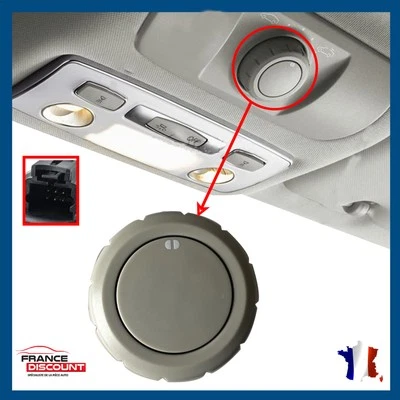 Bouton Commande Molette de Toit Ouvrant prévu pour Renault Laguna II G.Scenic II - Imagen 1 de 4