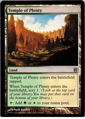 Temple of Plenty - R - Born of the Gods - 165 - NM - Regular - Image 1 of 2