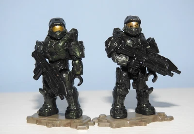 Halo Mega Construx Mega Bloks Master Chief Before And After Edition 2x - Image 1 of 3