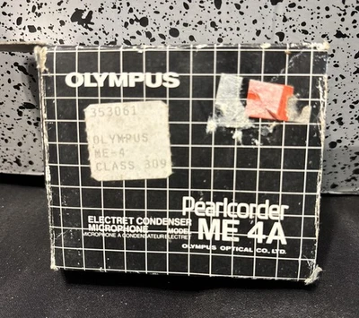 Olympus Electret Condenser Microphone ME4A w/ Box Case - Image 1 of 3