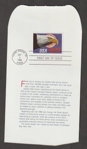 US FDC EXPRESS mail Eagle 1988 #2394 mailbox - Picture 1 of 4