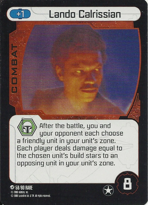 STAR WARS POCKETMODEL - (S&V58) LANDO CALRISSIAN (HOLO) - Image 1 of 1