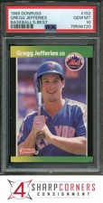 1989 DONRUSS BASEBALL'S BEST #152 GREGG JEFFERIES METS POP 6 PSA 10 B3699872-720