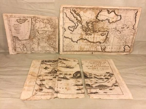 Mapas religiosos antiguos de tierras santas grabadores desconocidos (#3 de 3) - Imagen 1 de 12