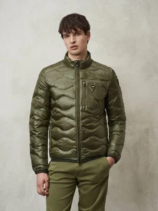 BLAUER UOMO Giubbino PIUMINO TASCHINA PETTO WAYLON ESTATE 2024 03070 VERDE ONDA - Foto 1 di 5