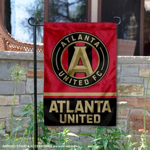 Atlanta United FC Two Sided Garden Flag and Yard Banner - Picture 1 of 5