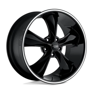 Set of 4 Foose F104 LEGEND Wheels 17X8 5X4.5 BLACK-MIL 01MM - Picture 1 of 1