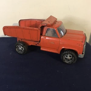 Vintage 1970's Tonka Orange Dump Truck Toy Display Collector - Picture 1 of 11