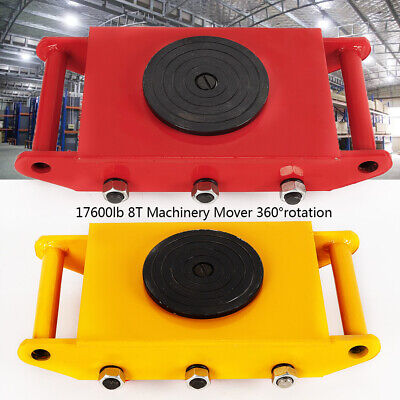 360°Rotation Dolly Skate Roller Heavy Duty 6/8/12 Ton Machinery Mover Machine • 36$