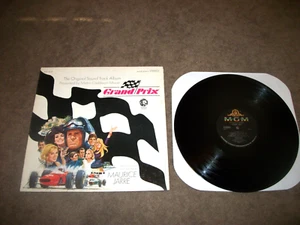 Maurice Jarre – Grand Prix SOUNDTRACK LP 1965 MGM S1E-8 ST - NM VINYL - Picture 1 of 4