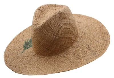 Sombrero Scala Unisex Estampado Hoja Fedora Sol Nuevo Sin Etiquetas (Natural, Talla Única) Foto 1 de 2