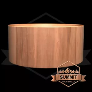 Summit 14x8 Snare Drum Shell Maple with Wild Apple Veneer Snare - Picture 1 of 10