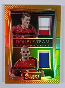 2016-17 Select Double Team Gold Prizm 10/10 Cristiano Ronaldo/Pepe Look pic. 3 - Bild 1 von 3