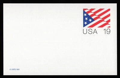 #UX153 19c U.S. Flag, Mint **ANY 5=FREE SHIPPING** - Image 1 of 2