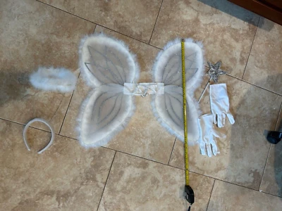 Angel Halloween Costume Childs Girl M 8-10 or Teens - Image 1 of 4