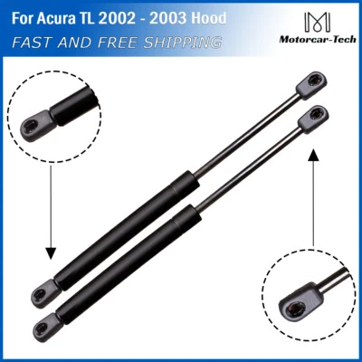 Pair 2 For 2002-2003 Acura TL Front Hood Lift Supports Shocks Gas Springs Damper Foto 1 de 4