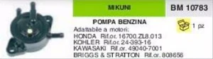 POMPA BENZINA MIKUNI HONDA KOHLER KAWASAKI BRIGGS & STRATTON - Zdjęcie 1 z 1