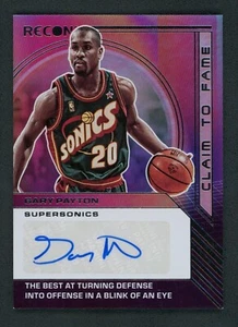 2022-23 GARY PAYTON 46/75 AUTO PANINI RECON CLAIM TO FAME AUTOGRAPHS - Picture 1 of 2