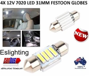 4X 12V 31MM FESTOON NEW 15 LED CAR UTE 4WD INTERIOR DOME MAP LIGHT BULB GLOBE - Picture 1 of 6