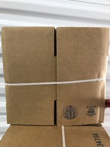 25 - 5x5x4 U-Line S-4580 Cardboard Packing Mailing Moving Shipping Boxes (5519) - Picture 1 of 2