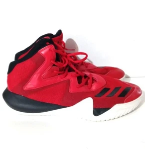 ADIDAS Crazy Team Bounce 2016 Men's Basketball Shoes B49400 Size 13 Red Black - Picture 1 of 7