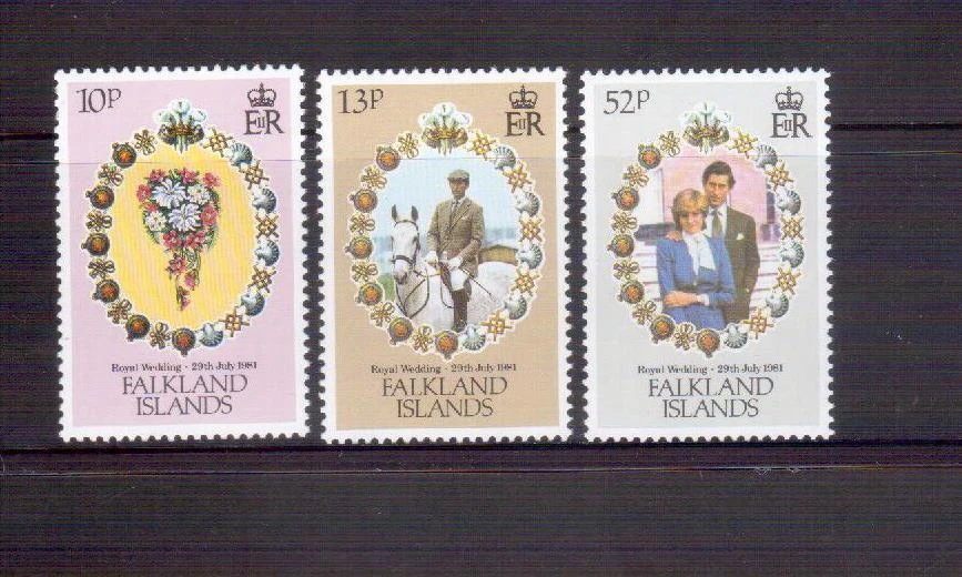 FALKLAND ISLANDS 1981 年 Charles & Diana MUH — 第 1/1 张图片