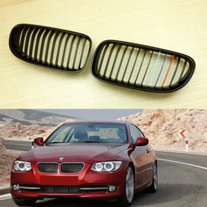 Parrilla delantera///color M negro mate ajuste BMW serie 3 E92 E93 LCI 2011 2012 2013 - Imagen 1 de 4