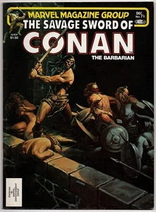 Savage Sword of Conan Vol 1 No 71 Dec 1981 (FN/VFN) (7.0) Marvel B&W Magazine - Picture 1 of 2