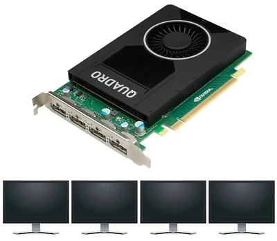Nvidia quadro M2000 ram 4GB Scheda CATIA Solido Works Allplan Autodesk 4x dp - Immagine 1 di 4