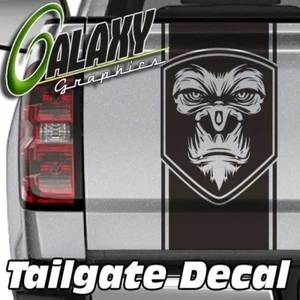 Calcomanía de puerta trasera Gorilla Badge para cama de camión - se adapta a Ram F150 Silverado Tundra y más - Imagen 1 de 6