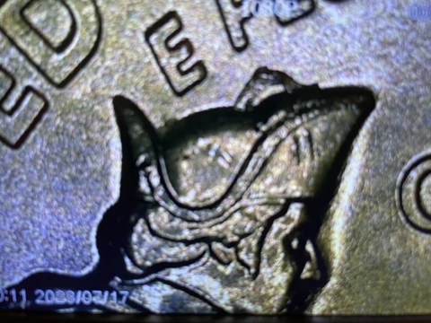 2021P Washington Crossing the Delaware Quarter Washington’s Crown Die Chip Error Cover