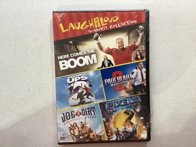 Laugh Out Loud 5 Movie Collection Joe Dirt 2 Paul Blart Grown Ups Pixels - Image 1 of 2