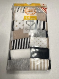 wonder nation girls briefs underwear 14 pairs size 4  - Picture 1 of 6