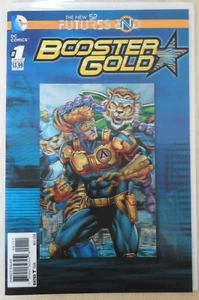 CASI NUEVO 9.4 DC COMICS THE NEW 52 FUTURES END BOOSTER CUBIERTA HOLOGRÁFICA DORADA NÚMERO 1 - Imagen 1 de 1