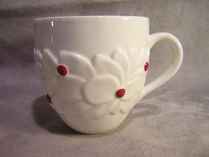 Tazza Starbucks 2004 ~ 16 once ~ Foglie di agrifoglio in rilievo con bacche rosse - Foto 1 di 4