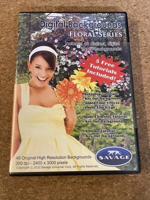 Digital Backgrounds: Floral Series 48 Original High Resolution PC Windows Savage - Image 1 of 3