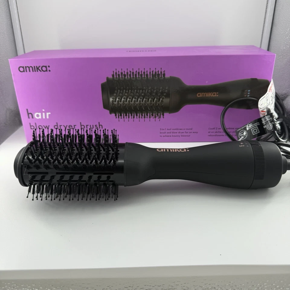 Amika Hair Blow Dryer Brush Black - Image 1 of 4