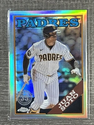 2023 Topps Chrome Update Series - 1988 Topps Baseball Juan Soto #88CU-3 - Image 1 of 2