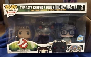 Funko Pop! GHOSTBUSTERS- Gate Keeper, Zuul, The Key Master 3-pack Vinyl Movies - Picture 1 of 6