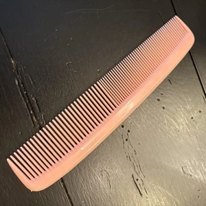 Vintage Markenlos Rosa Kamm Entwirrer 8" Robust Nylon Hergestellt in den USA - Bild 1 von 4