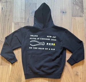 Felpa con cappuccio Band Emo nera Tour Merch 2025 nuova - Foto 1 di 6