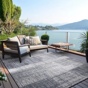 Rugshop Indoor/Outdoor Rugs Distressed Weather Resistant Reversible Patio Rugs - Picture 1 of 42