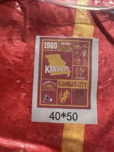 kansas city chiefs throw blanket 40x50 - Picture 1 of 2