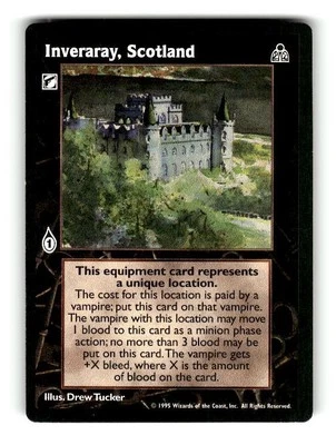 1995 WOTC Vampire Dark Sovereigns Trading card Game Inveraray, Scotland UC - Image 1 of 4