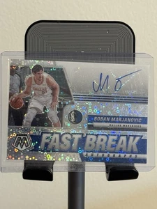 2020-21 PANINI MOSAIC BOBAN MARJANOVIC DALLAS MAVERICKS FAST BREAK AUTO CARD - Picture 1 of 2